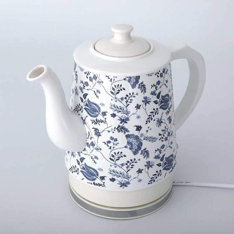 la bouilloire en céramique électrique coupée automatique du cru 1.6L bouillent la protection sèche
