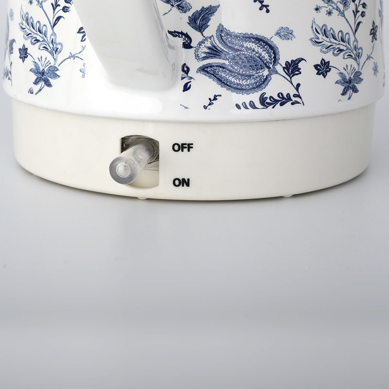 la bouilloire en céramique électrique coupée automatique du cru 1.6L bouillent la protection sèche