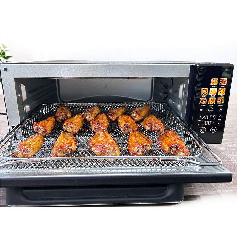 Touch Control 1800W Digital Air Fryer Ovens 18L  Black Color