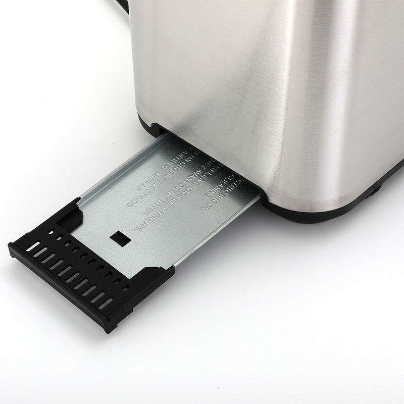Nouveau design Smart Toaster ensemble petit déjeuner ensemble Toaster en acier inoxydable 2 tranches annuler / réchauffer / décongeler la fonction avec lumière indique