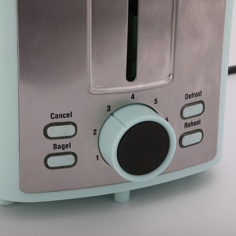 Toaster en acier 220V~240V Style rétro Esthétique 2 tranches Toaster Pastel Vert pour appareils électroménagers prix de toaster bon