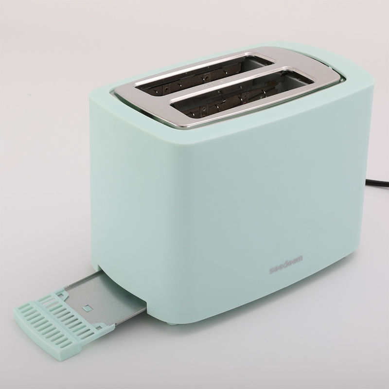 Toaster en acier 220V~240V Style rétro Esthétique 2 tranches Toaster Pastel Vert pour appareils électroménagers prix de toaster bon