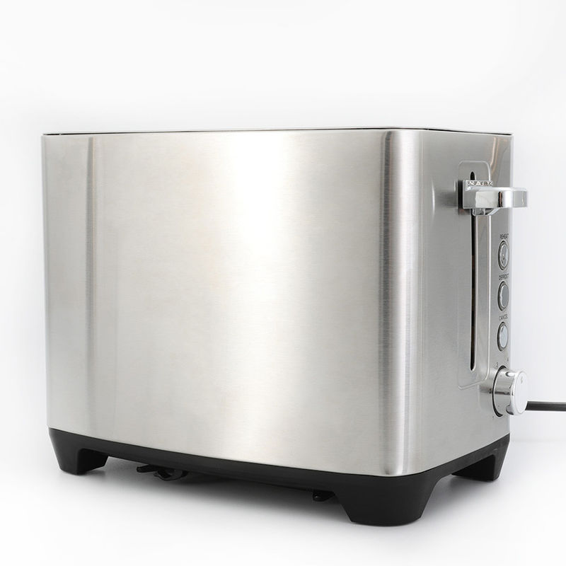 Grille-pain à pain électrique en acier inoxydable pour petite cuisine Grille-pain à sandwich avec double fente