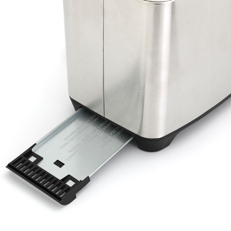 Grille-pain à pain électrique en acier inoxydable pour petite cuisine Grille-pain à sandwich avec double fente