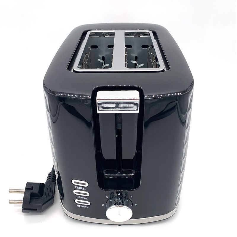 2023 populaire Mode de cuisine 2 tranches Fonction de dégelage en acier inoxydable Toaster four Appareils de cuisine Toaster machine