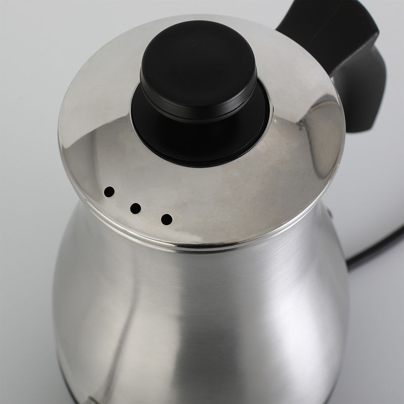 type de contrôle mécanique sans fil de bouilloire électrique d'acier inoxydable de col de cygne de 0.7L