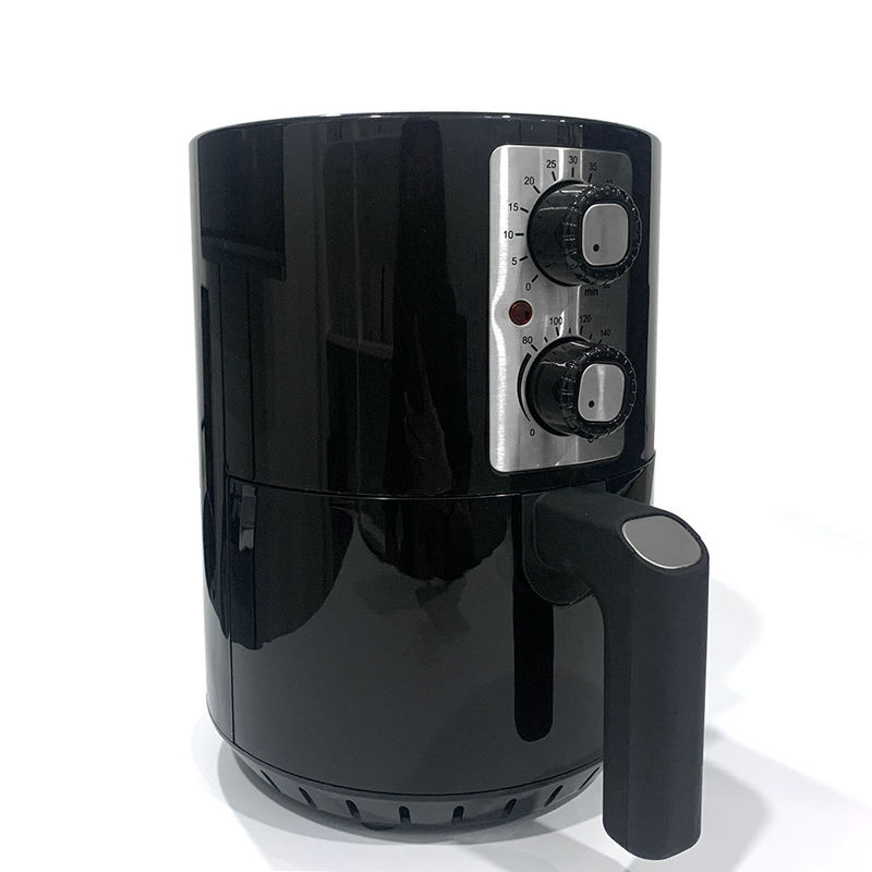 Friteuse à air électrique 2L avec 2 boutons de commande manuelle 2QT ménage sans huile friteuse de cuisine à domicile