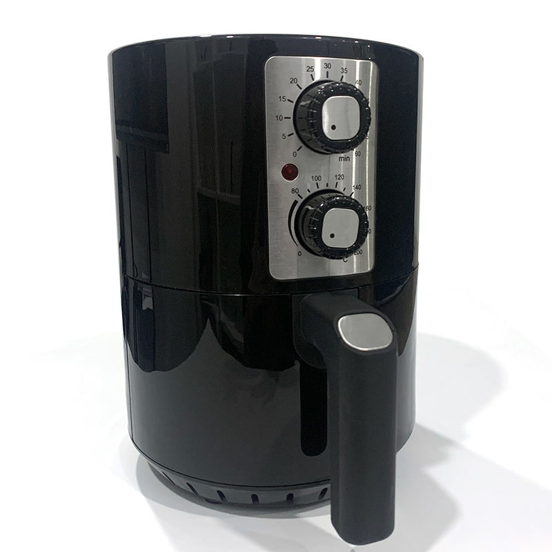 Friteuse à air électrique 2L avec 2 boutons de commande manuelle 2QT ménage sans huile friteuse de cuisine à domicile