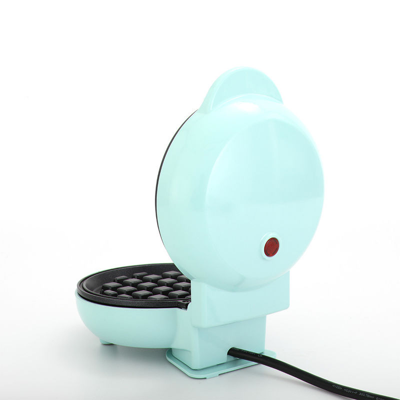 Mini Waffle Maker pour les brownies à base de hachage, les gaufres Keto avec des surfaces non collantes faciles à nettoyer
