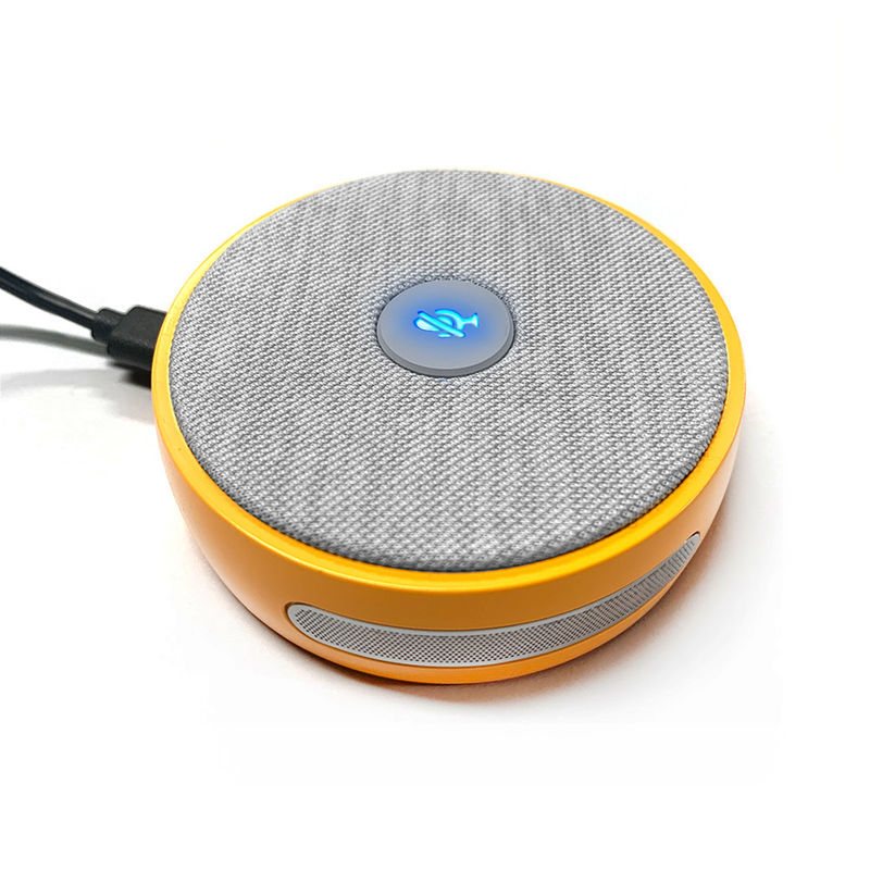 Haut-parleur de conférence 190 MHz et microphone Bluetooth avec micros à réduction de bruit AI bon haut-parleur de sélection de voix