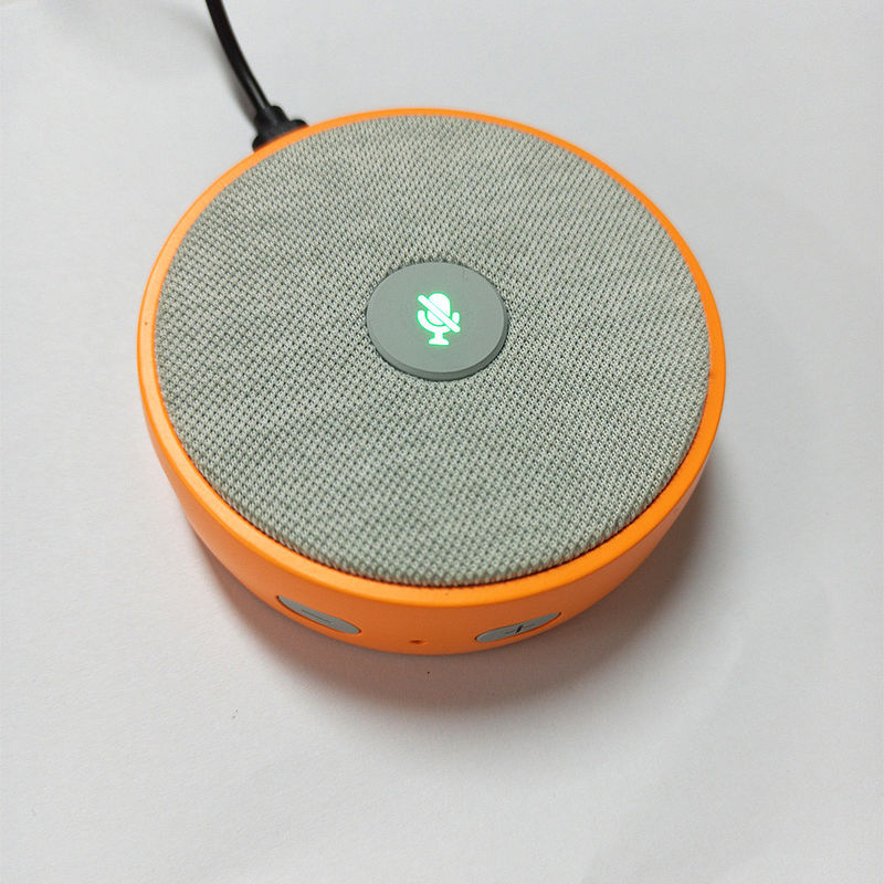 Haut-parleur de conférence 190 MHz et microphone Bluetooth avec micros à réduction de bruit AI bon haut-parleur de sélection de voix