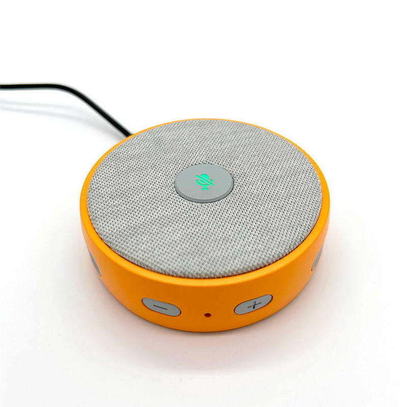 Haut-parleur de conférence 190 MHz et microphone Bluetooth avec micros à réduction de bruit AI bon haut-parleur de sélection de voix
