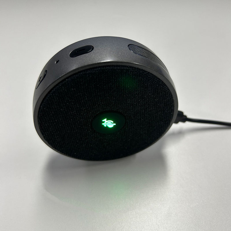 Téléphone de conférence de bureau haut-parleur à 360 degrés prise de voix améliorée et annulation du bruit haut-parleur pour réunion de bureau